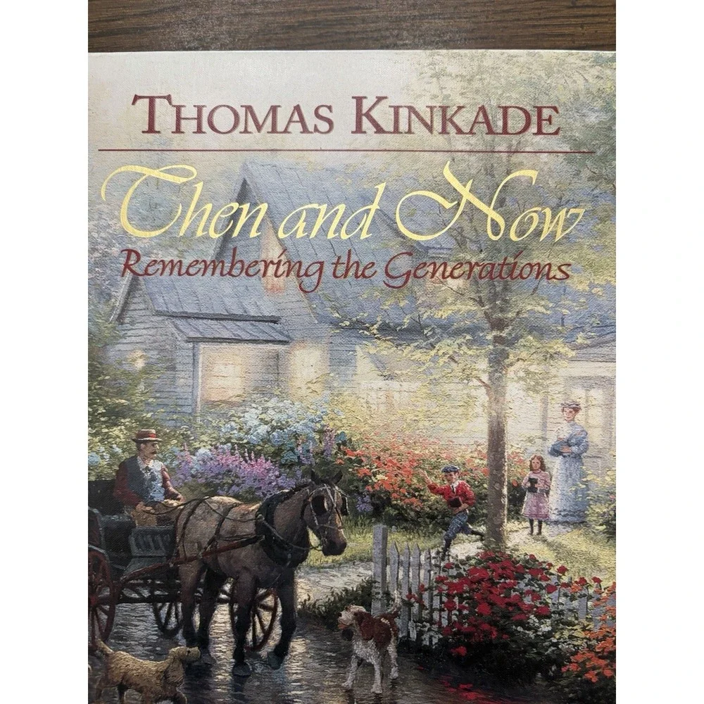 Thomas Kinkade Then And Now Family History Keepsake Book Generations‎ Journal